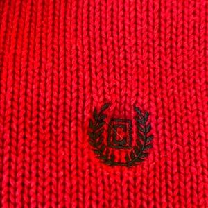 Chaps Women's Red V-Neck Sweater